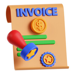 Invoice with Paid Stamp
