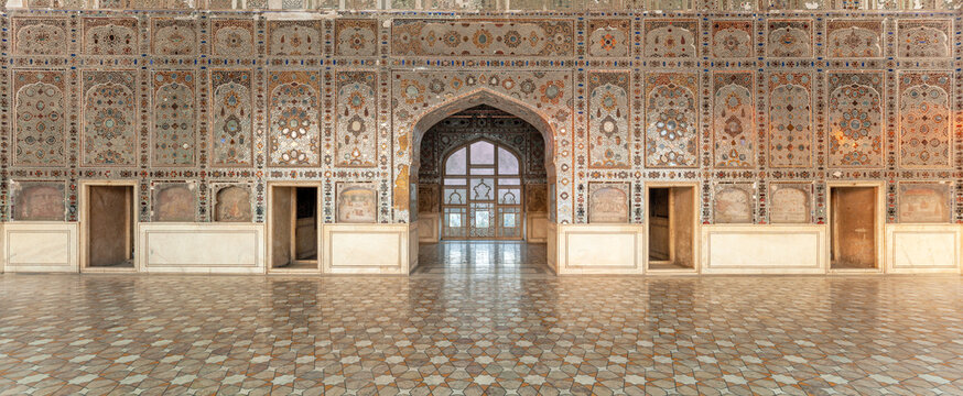 Sheesh Mahal.
Sheesh Mahal at Lahore Fort, Built by the Great Mughals, at Lahore, Punjab, Pakistan.
