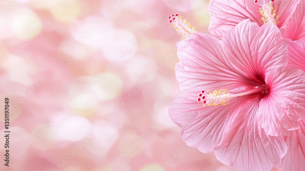 Poster bold pink backdrop with repeated text overlay striking visual for modern design