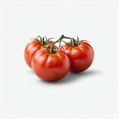 Three Red Tomatoes on the Vine