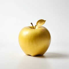 Golden Apple with Gold Leaf