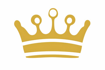 Golden crown illustration, regal symbol