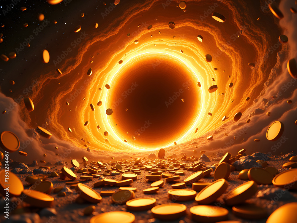 Poster abstract light three-dimensional luminous particles technology sense kv main visual background