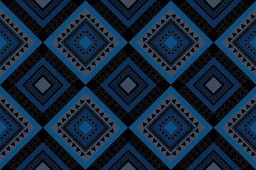 Ethnic seamless patterns with simple shapes. Tribal and ethnic fabrics. African, American, Mexican, Indian styles. Simple geometric pattern elements are best used in design, textile printing.