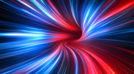 Obraz premium Three-dimensional swirl wallpaper illustration, abstract KV main visual business PPT background