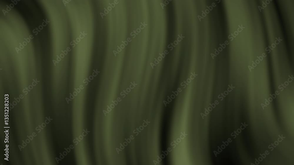 Poster abstract wavy gradient texture in green tones with smooth motion effect for backgrounds or design el