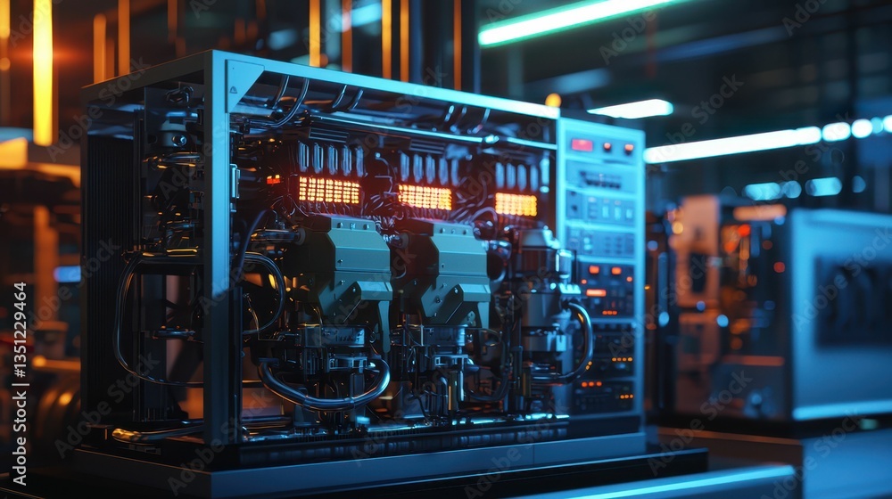 Poster advanced ai controlled generator for optimized energy production