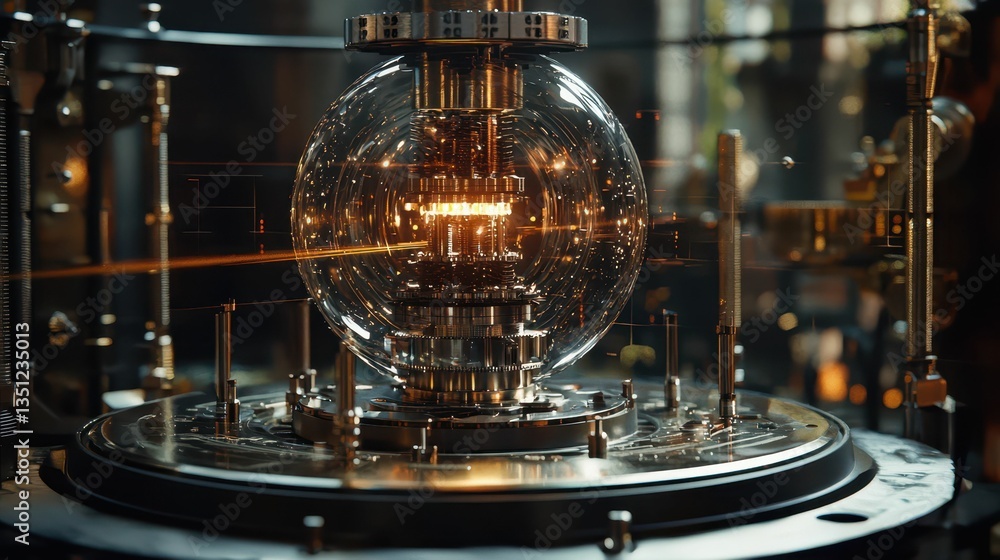 Aufkleber quantum powered generator device with time distortion effects