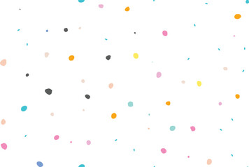 Purple Random Spot Polkadot. Small Party Polka Background. Color Dot. Pastel Pattern Cute Sparks. Carnaval Eps Dot Splotch. Abstract Confetti Blob. Seamless Vector Art. Pink Modern Background Drawn.