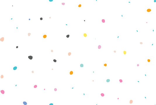 Purple Random Spot Polkadot. Small Party Polka Background. Color Dot. Pastel Pattern Cute Sparks. Carnaval Eps Dot Splotch. Abstract Confetti Blob. Seamless Vector Art. Pink Modern Background Drawn.