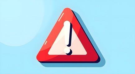 Red warning triangle symbol