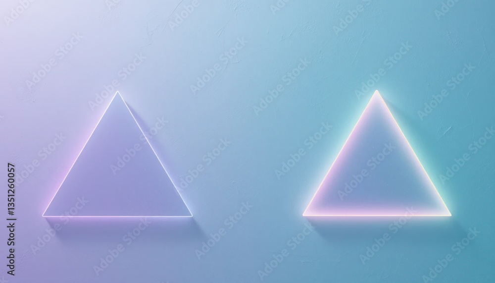 Aufkleber dynamic triangle animation showcase digital space graphic content futuristic environment abstract vi