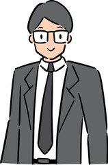 Illustration of businessman