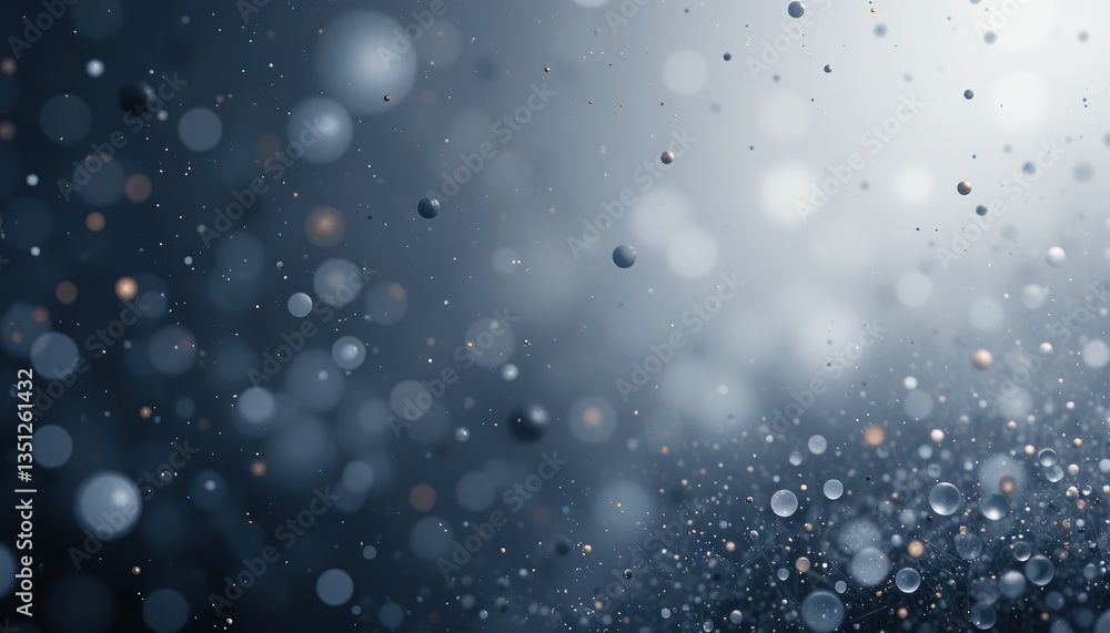 Poster captivating water droplets falling abstract background high-resolution image ethereal atmosphere clo