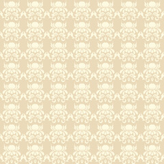 Luxury Damask Pattern – Elegant Ornate Design for High-End Interiors and Fashion Indulge in timeless sophistication with this exquisite damask pattern, meticulously crafted