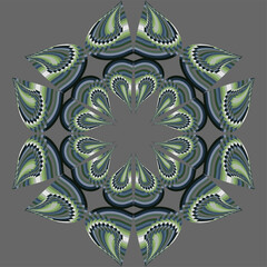 Основные RGB abstract floral background, op art creative pattern, vector design element