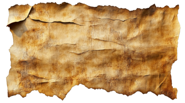 aged leather surface displaying detailed texture on white background