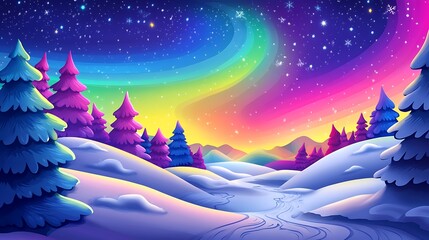 Glowing aurora borealis above snow pictures