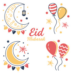 Eid Mubarak Icon Collection