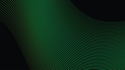 Dark background with light green stripes lines for backdrop
