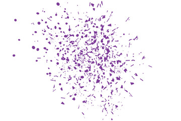Fototapeta premium purple shimmering glitter particles
