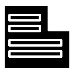 Blog Page Web Glyph Icon