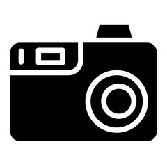 Photo Camera Digital Glyph Icon