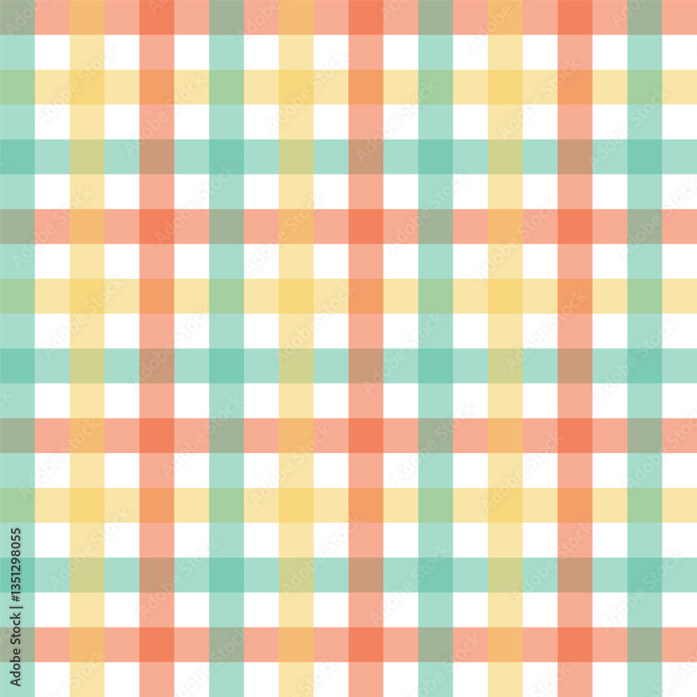Canvas Prints colorful gingham seamless pattern.multicolor checkered tartan plaid repeat pattern in.geometric vect