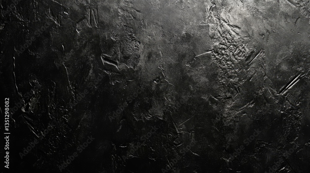 Poster Dark Textured Surface with Rough Finish and Subtle Patterns