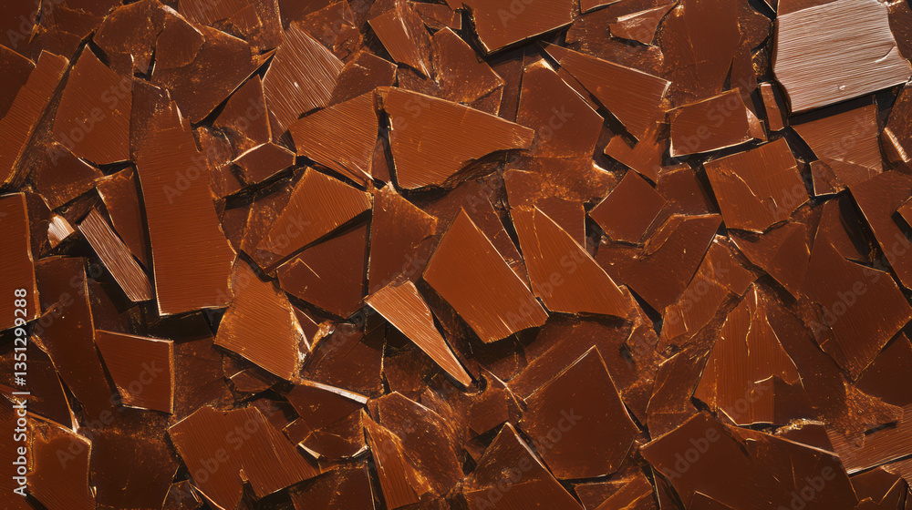 Poster texture of jagged broken pretzel pieces for abstract art and design concepts