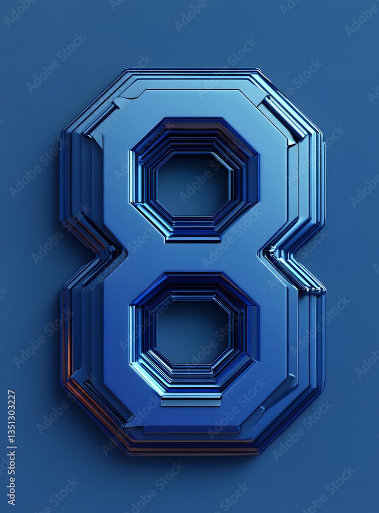 Poster 3d rendering digital font big sale event countdown concept element