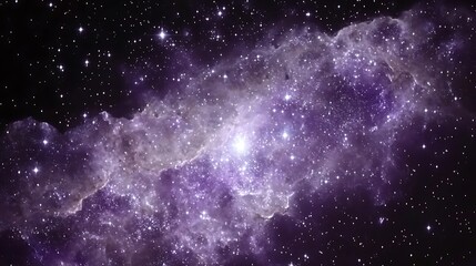 Fototapeta premium A beautiful cosmic nebula filled with many bright stars