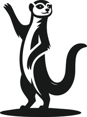 illustration of a meerkat