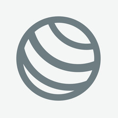 Global logo vector icon, world, international, network, business, connection, earth, travel, communication, technology.