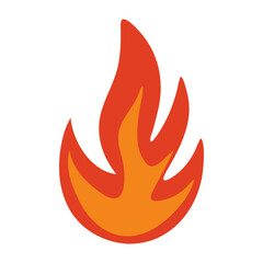 Cute Fire Illustration Set