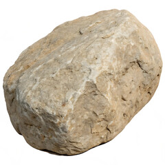 Obraz premium Large rock isolated on transparent background