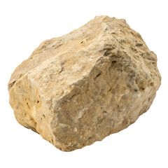 Large rock isolated on transparent background