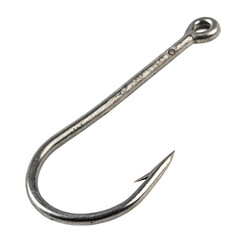 Fishing hook isolated on transparent background