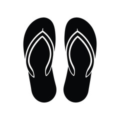 flip flops isolated on white