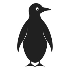 Penguin silhouette vector illustration
