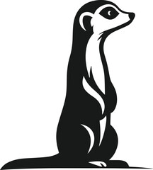 illustration of a meerkat