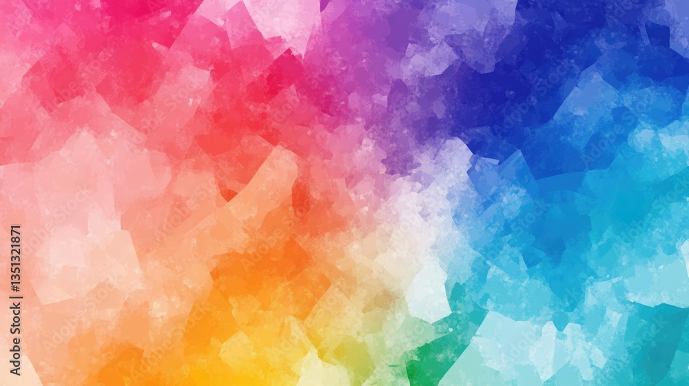 Poster vibrant abstract background featuring a spectrum of colors blending seamlessly, ideal for artistic o