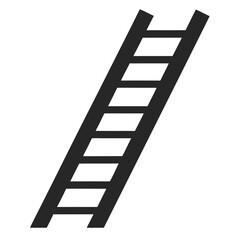 Ladder silhouette vector illustration