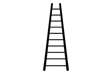 Ladder silhouette vector illustration