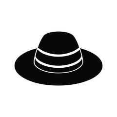 black hat isolated on white