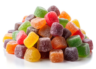 Pile of jelly candies generative ai