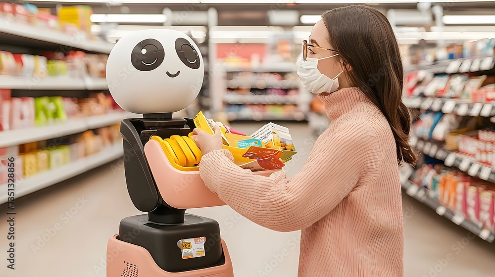 Poster ai powered 3d e commerce automation futuristic holographic marketplace with seamless cloud based tra
