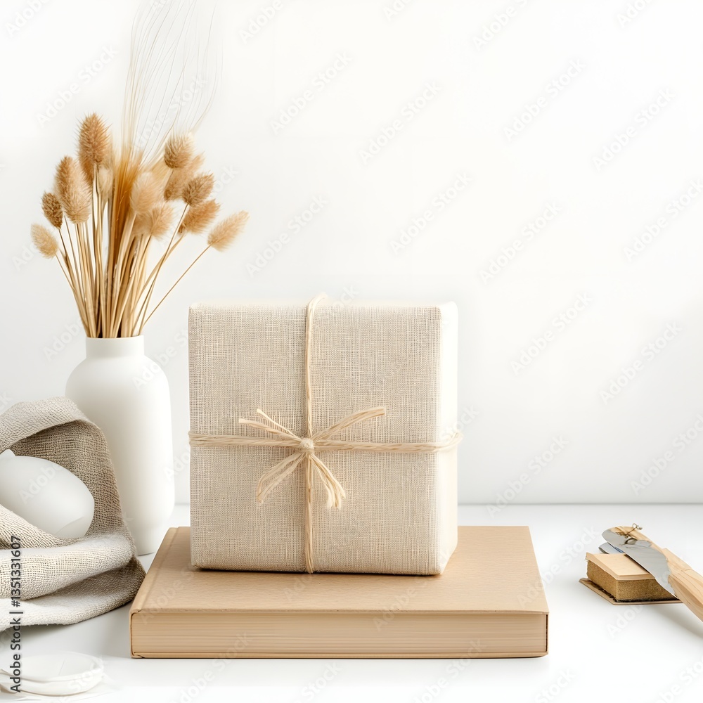 Poster customized handmade product photographed in a professional studio setting with soft versatile lighti