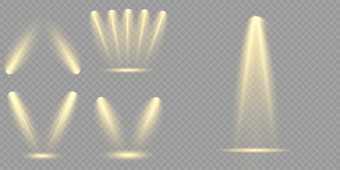 Bright light flash with cross-shaped beams, radiant white starburst, glowing flare overlay. Spotlight and Star with Bokeh and Dust Effect. Glowing Abstract. Yellow light effects. Light design element.