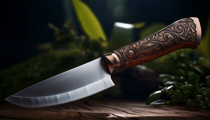 artistic high quality kitchen knife